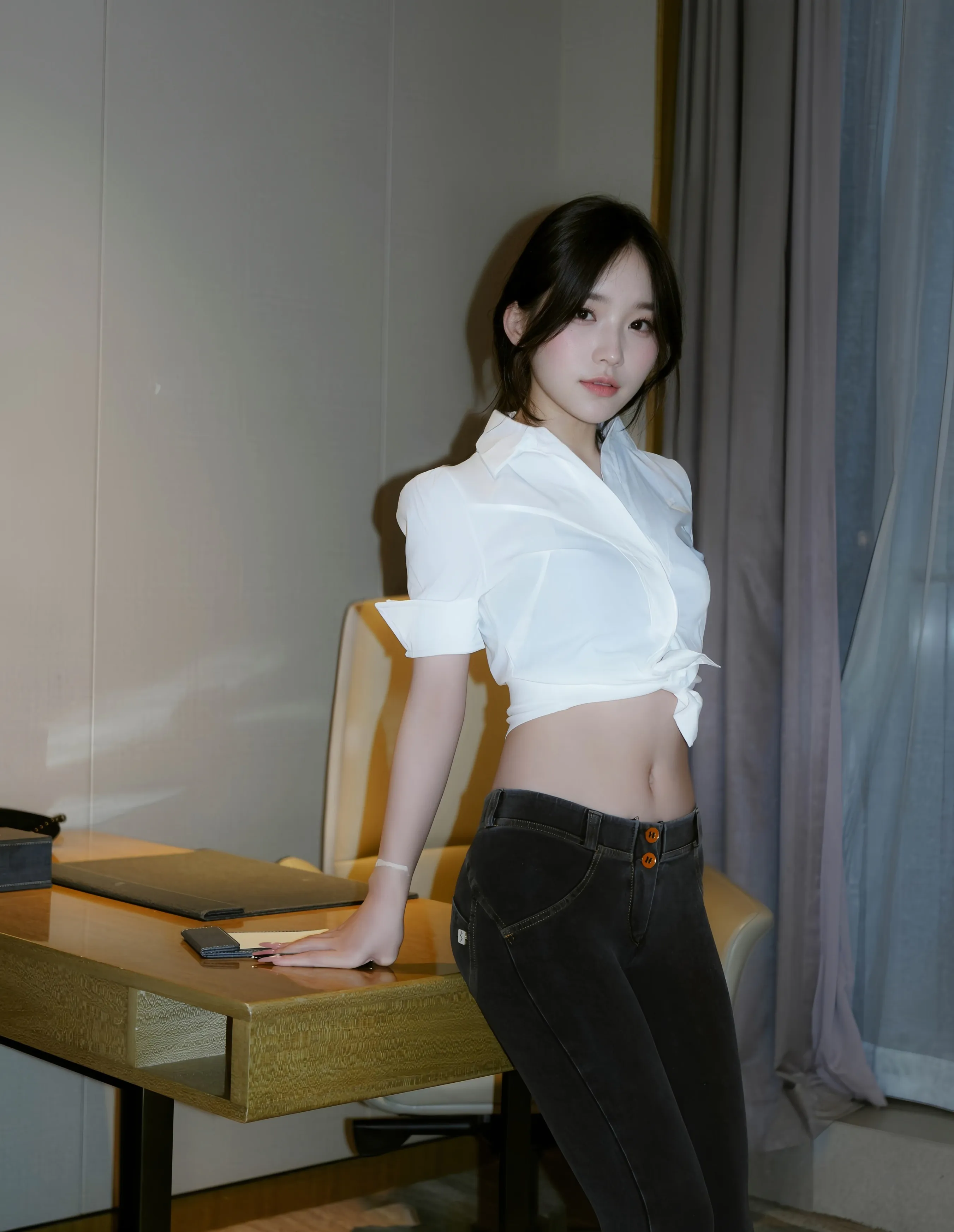 [XiuRen秀人网] No.10785 汁汁 蓝灰色内衣 性感写真 [76张]