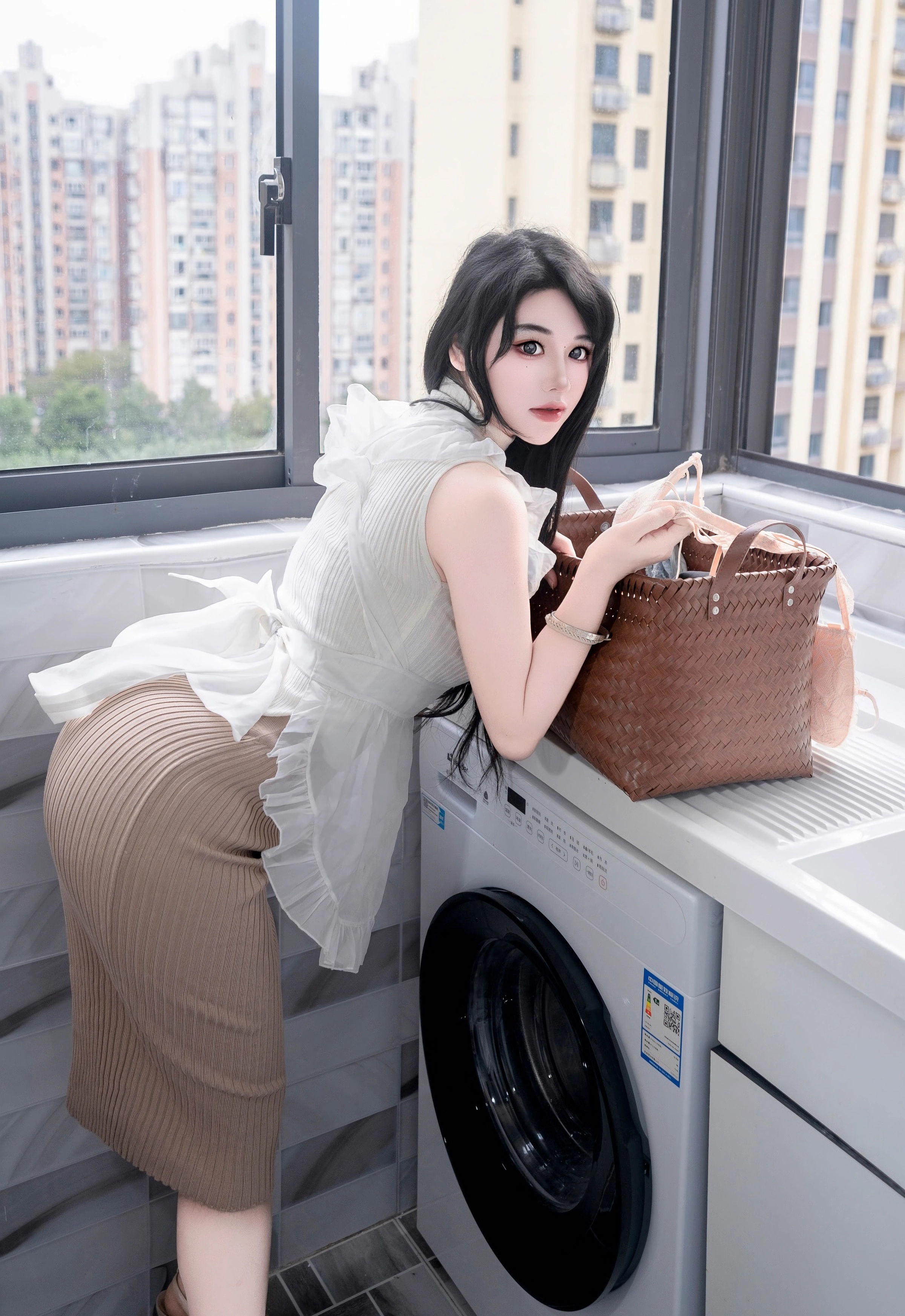 [XiuRen秀人网] No.11010 汐汐爱吃草莓 善良的家政姐姐 性感写真 [83张]插图1