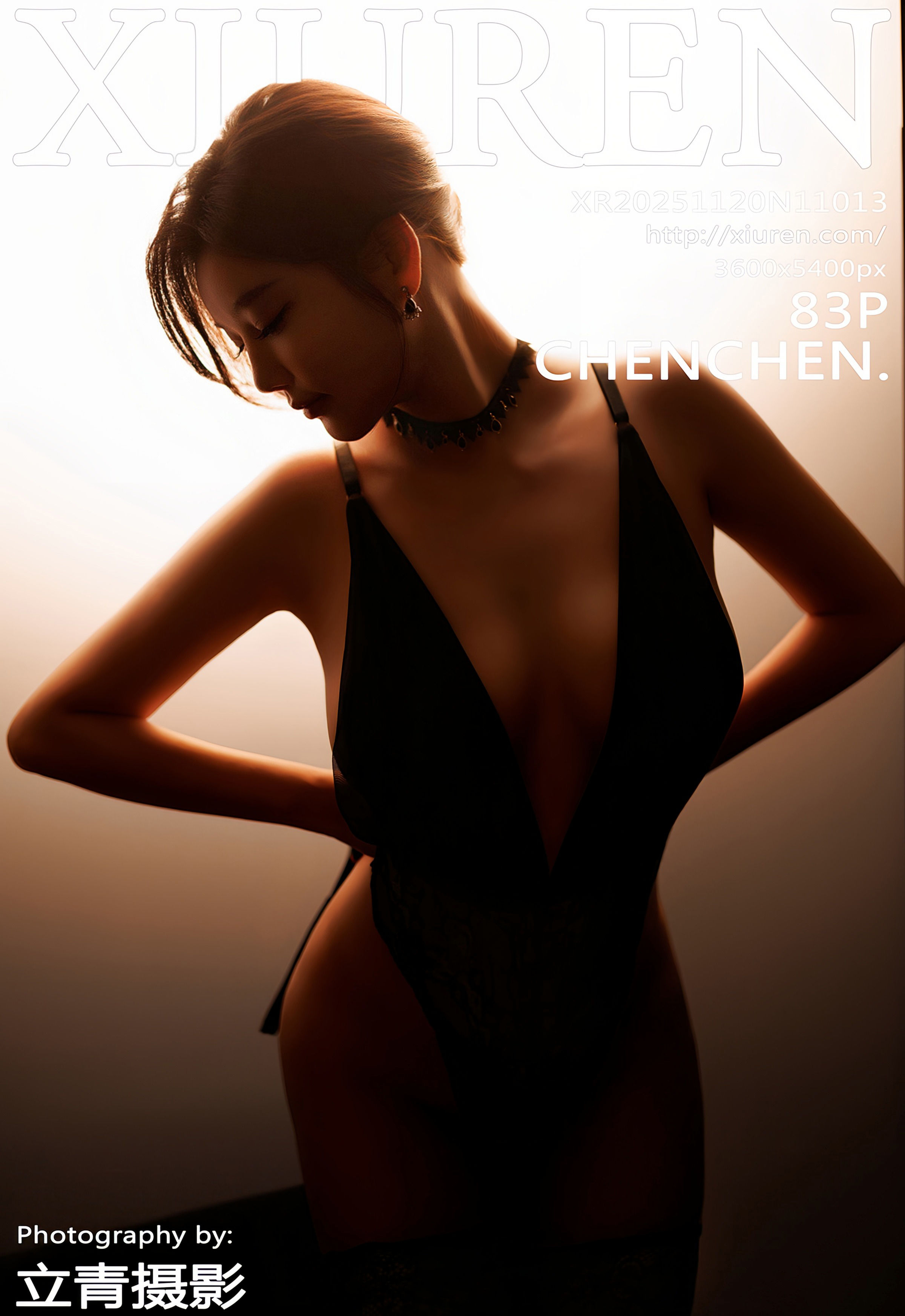 [XiuRen秀人网] No.11013 杨晨晨 性感黑色内衣 西安旅拍写真 [83张]插图
