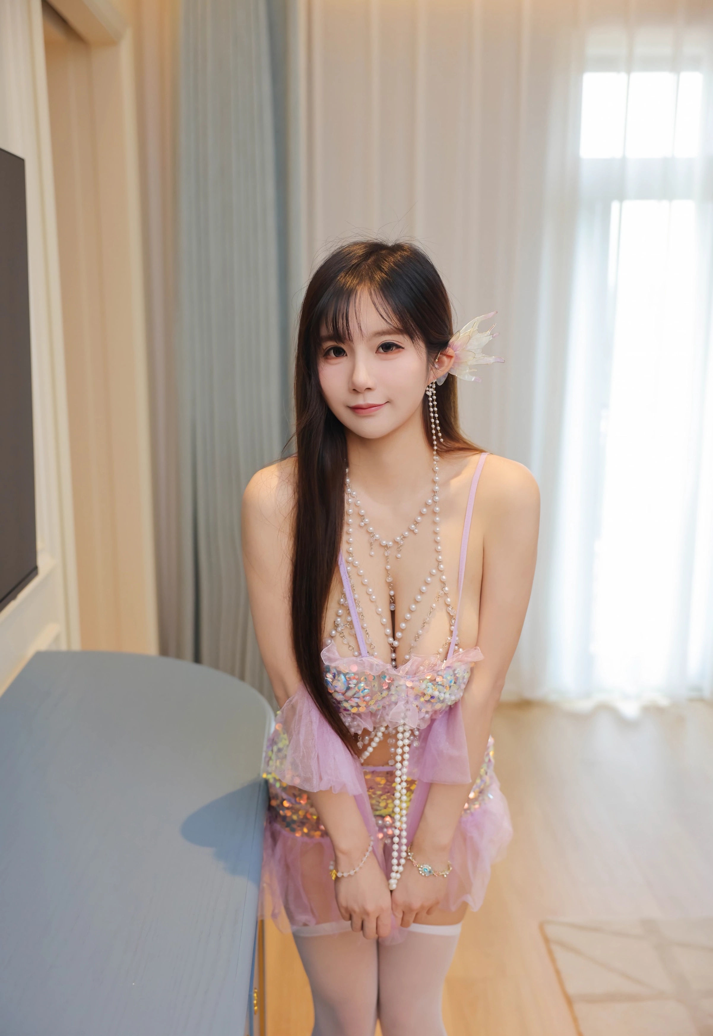 [XiuRen秀人网] No.11020 小肉肉咪 紫色内衣 性感写真 [70张]插图