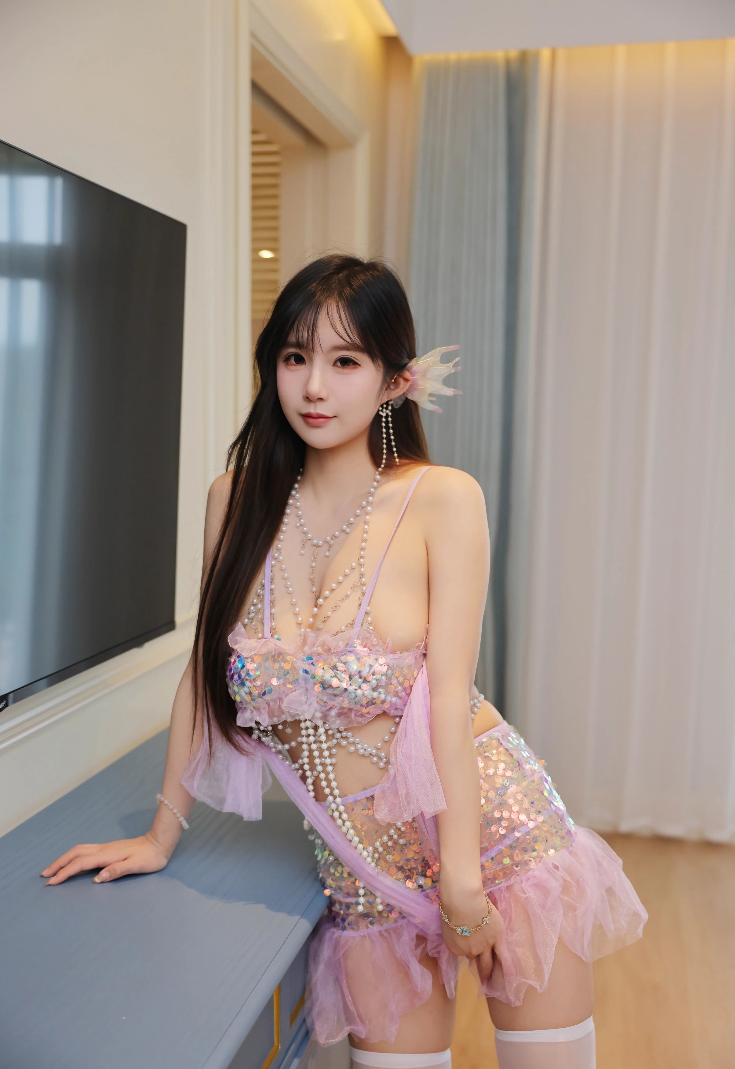 [XiuRen秀人网] No.11020 小肉肉咪 紫色内衣 性感写真 [70张]插图1