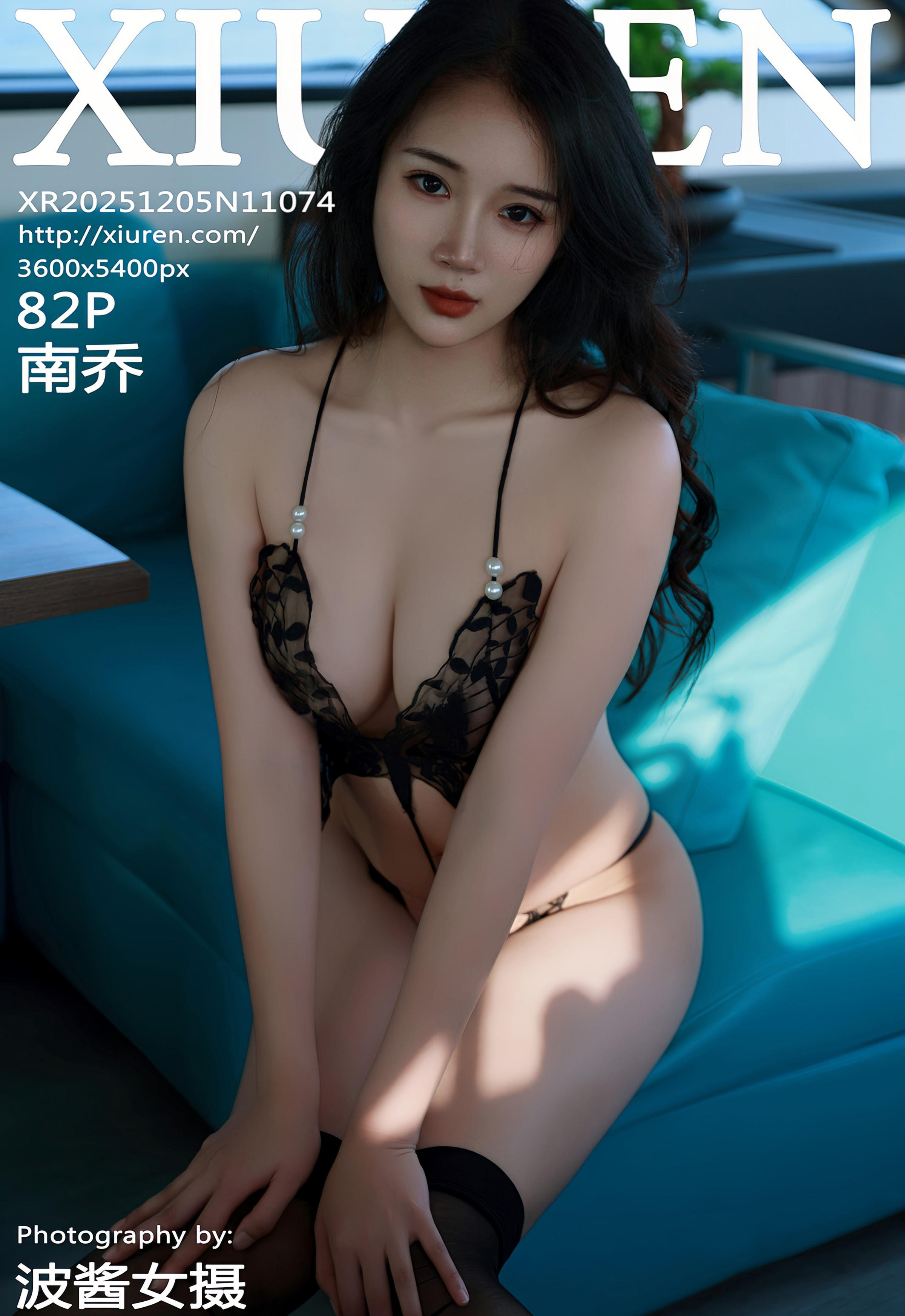 [XiuRen秀人网] No.11074 南乔 黑色连衣短裙 性感写真 [82张]插图