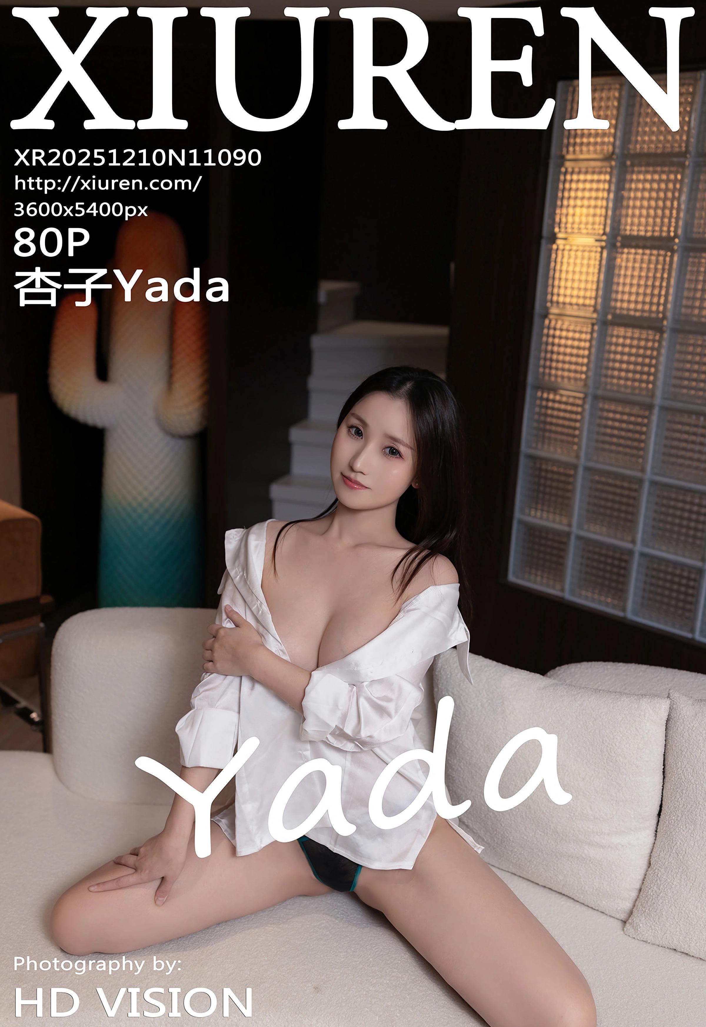 [XiuRen秀人网] 杏子Yada 白色衬衫 魅惑黑丝 性感写真 [80张]插图