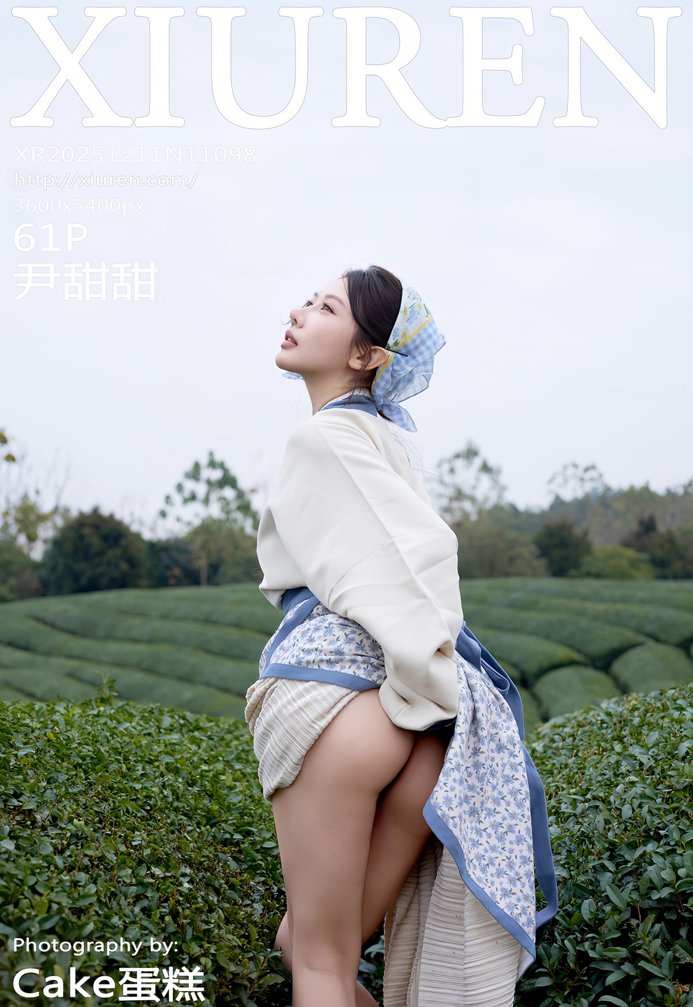 [XiuRen秀人网] No.11098 尹甜甜 采茶姑娘装扮 性感写真 [61张]插图