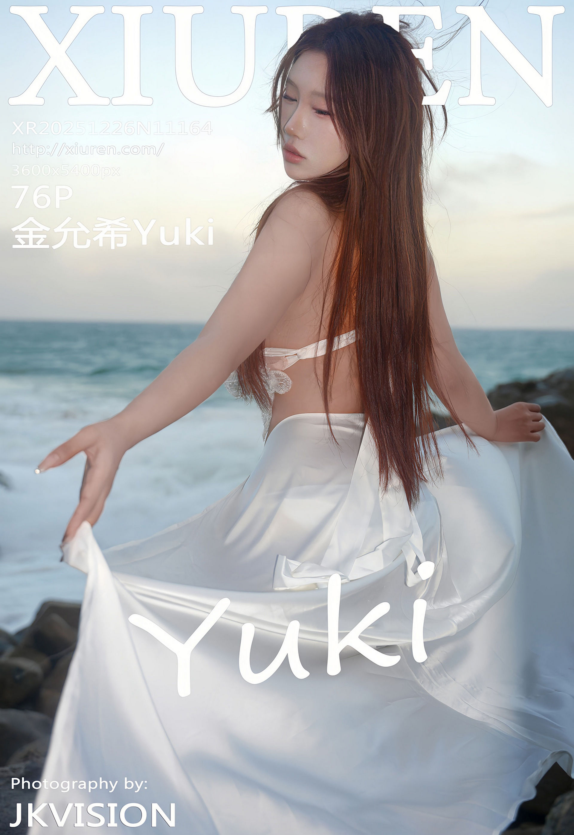 [XiuRen秀人网] No.11164 金允希Yuki 白色泳衣 性感写真 [76张]插图