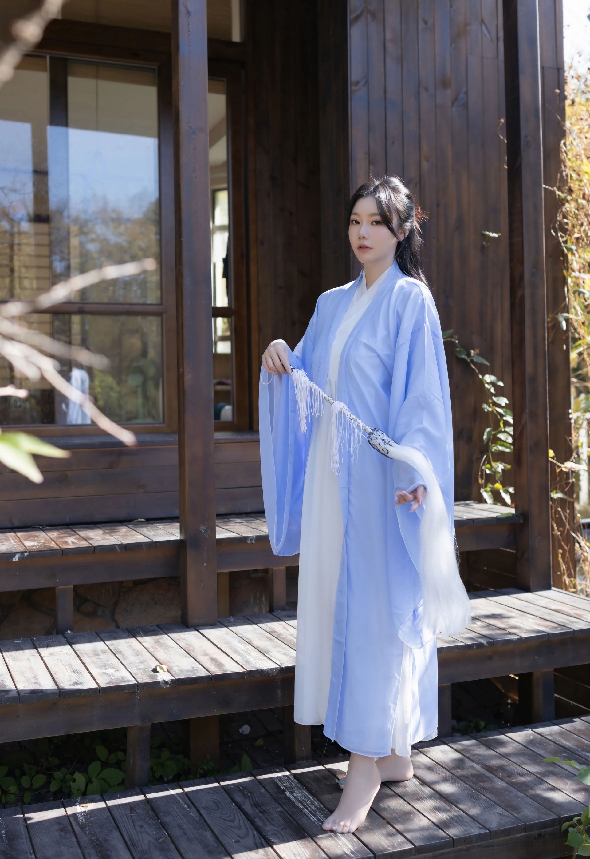 [XiuRen秀人网] No.11178 安然anran 性感道姑装扮 诱人肉色丝袜 西安旅拍写真 [74张]插图