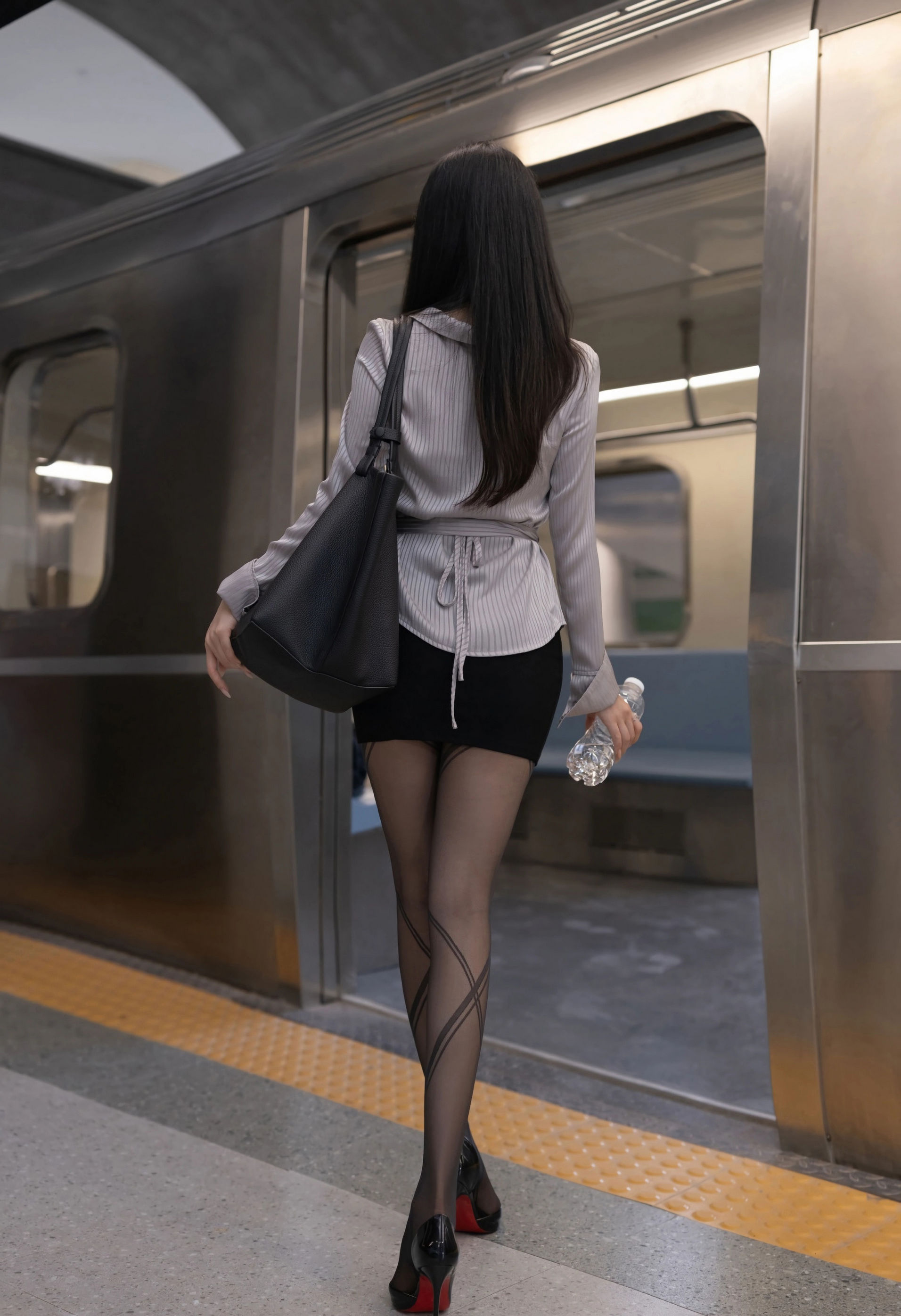 [XiuRen秀人网] No.11186 鱼子酱Fish 性感OL服饰 魅惑黑丝 珠海旅拍写真 [78张]插图1