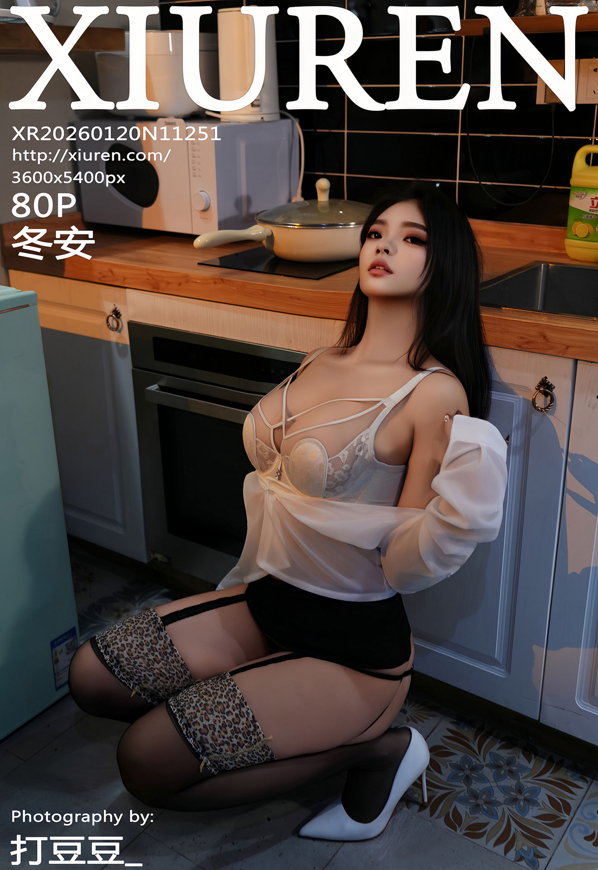 [XiuRen秀人网] No.11251 冬安 黑色短裙 魅惑黑丝 性感写真 [80张]插图