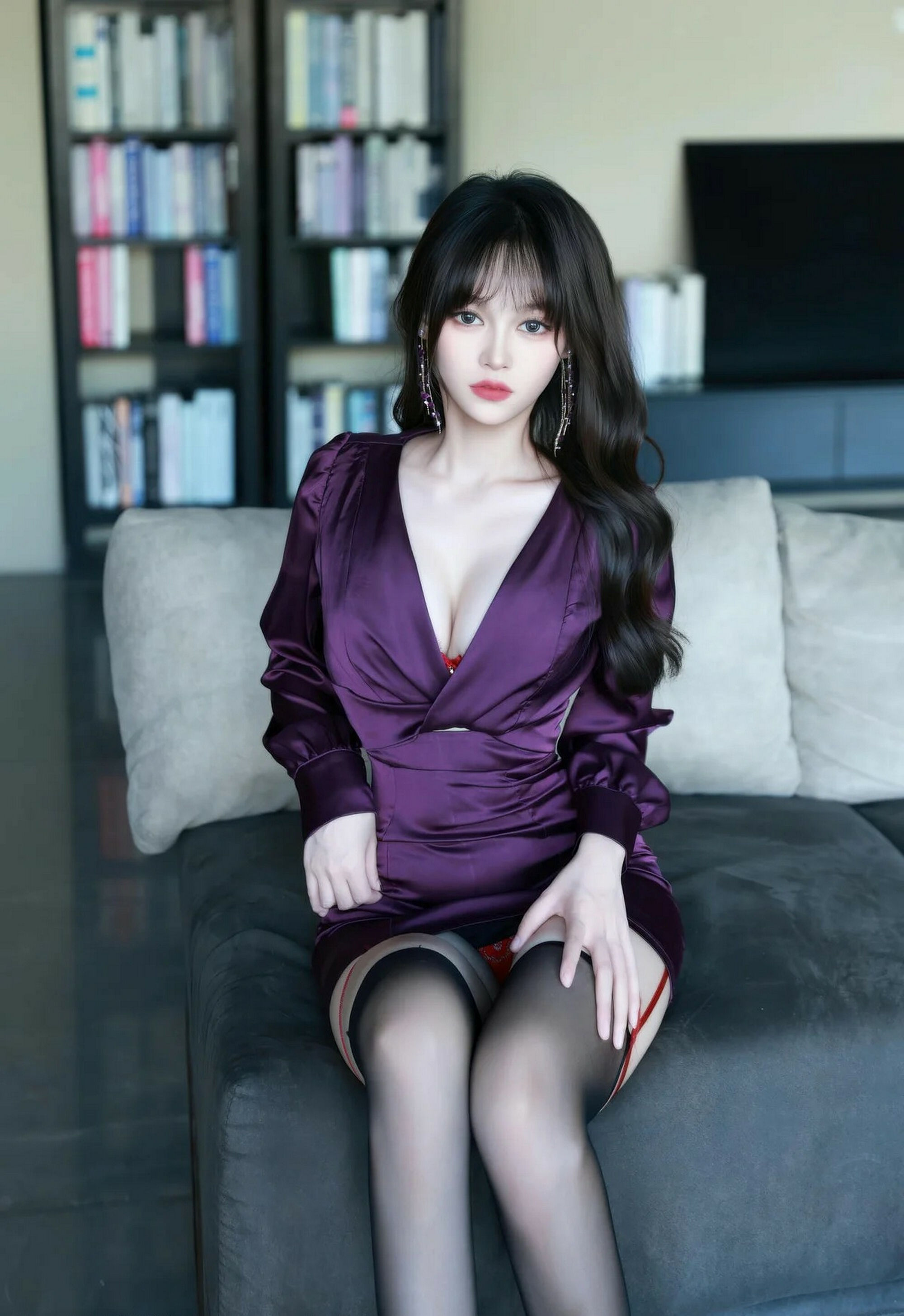 [XiuRen秀人网] No.11310 糯咪 红色内衣 性感写真 [70张]插图1