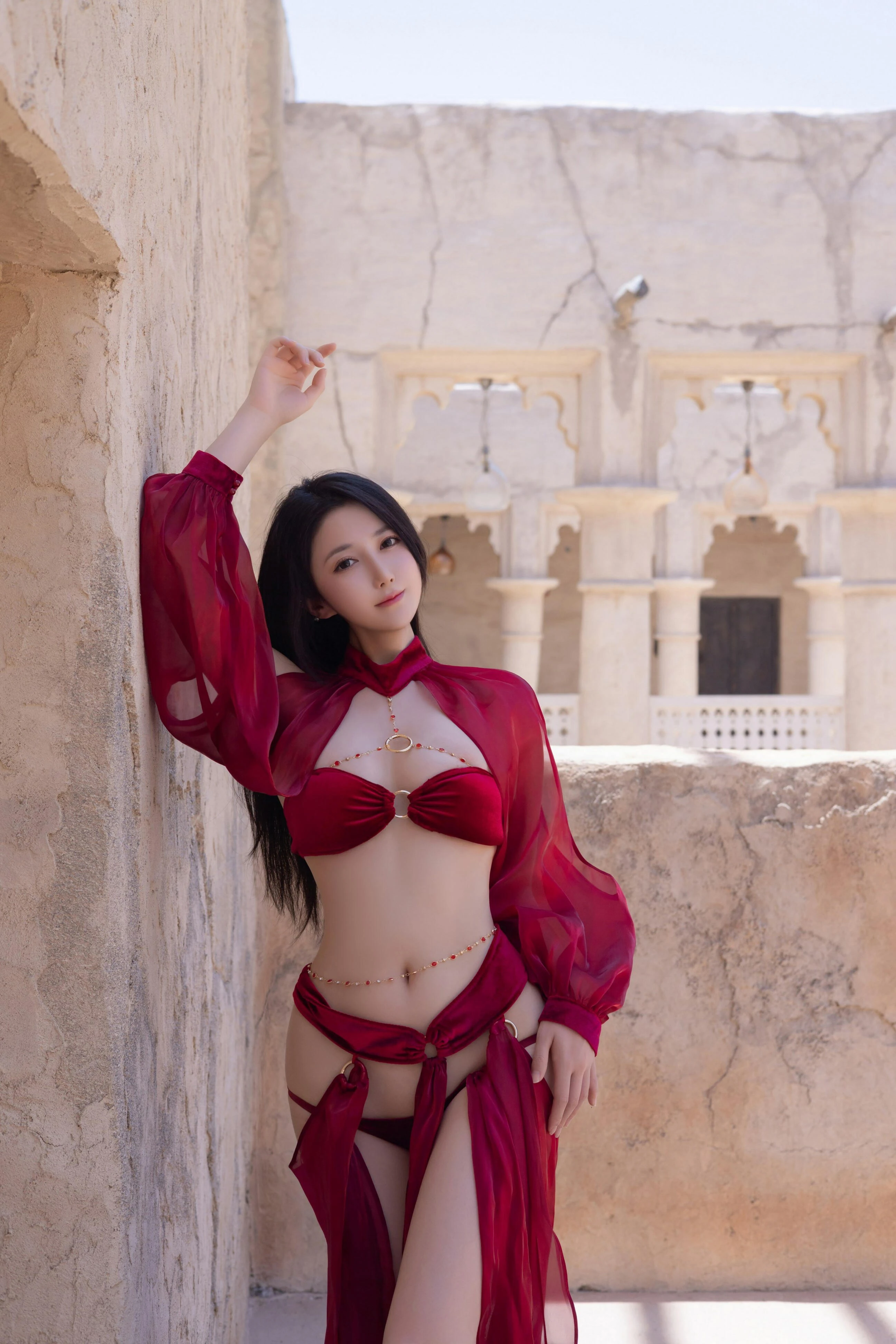 秀人网鱼子酱Fish 魅惑私拍写真 惊红之舞